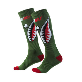 O'Neal 2027 Pro MX Bomber Socks - Green