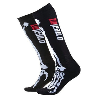 O'Neal 2027 Pro MX Youth Xray Socks - Black/White