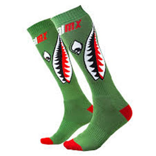 O'Neal 2027 Pro MX Youth Bomber Socks - Green