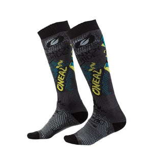 O'Neal 2027 Pro MX Villain Socks - Grey/Multi