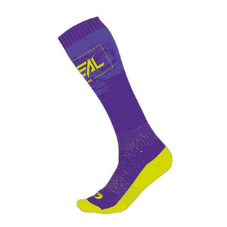 O'Neal 2027 Pro MX Paint Socks - Purple/Neon Yellow