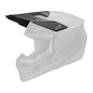 O'Neal 2027 3SRS Solid Helmet Replacement Peak - Black/Grey