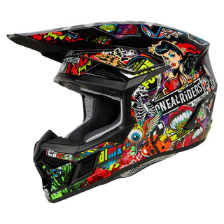 O'Neal 27 3SRS Crank Full Face Helmet - Matte Multi