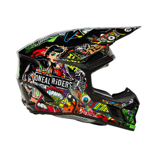 O'Neal 27 3SRS Crank Full Face Helmet - Matte Multi