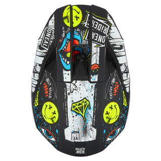 O'Neal 27 3SRS Youth Rancid Full Face Helmet - Multi