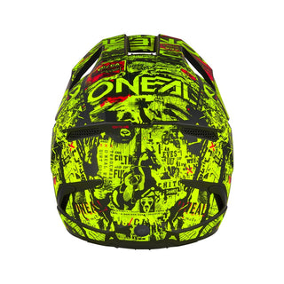 O'Neal 27 3SRS Youth Attack Full Face Helmet - Black/Neon Yellow