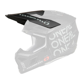 O'Neal 2024 3SRS Static V.25 Helmet Replacement Peak - Matte Black/Grey