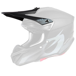 O'Neal 2023 5SRS Solid V.23 Youth Helmet Replacement Peak - Black