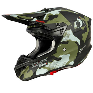 O'Neal 2023 5SRS Camo V.23 Helmet Replacement Peak - Black/Green