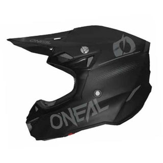 O'Neal 27 5SRS Blackout Full Face Helmet - Black/Grey