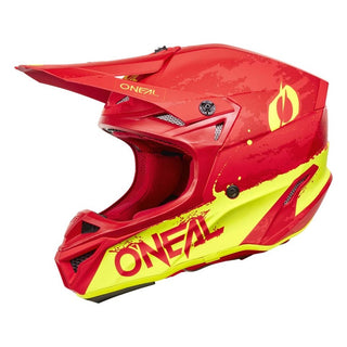 O'Neal 27 5SRS Paint Full Face Helmet - Red/Neon Yellow