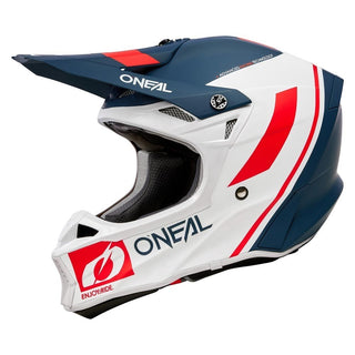 O'Neal 10SRS MX Flow V.23 Full Face Helmet - Blue/White/Red