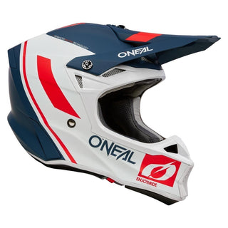 O'Neal 10SRS MX Flow V.23 Full Face Helmet - Blue/White/Red