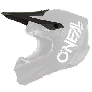 O'Neal 10SRS Elite V.22 Helmet Replacement Peak - Black/White