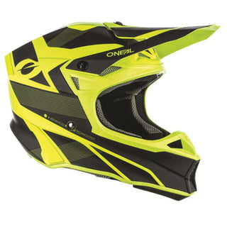 O'Neal 10SRS Compact Full Face Helmet - Black/Neon Yellow