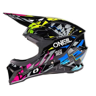 O'Neal 27 1SRS Youth Stixx Full Face Helmet - Black/Multi