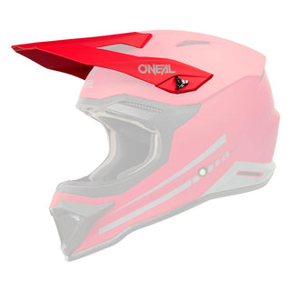 O'Neal 2027 1SRS Solid Helmet Replacement Peak - Matte Red