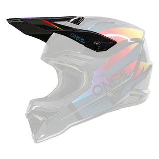 O'Neal 2027 1SRS RC Helmet Replacement Peak - Black/Multi