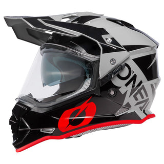O'Neal 27 Sierra R Full Face Helmet - Black/Grey/Red