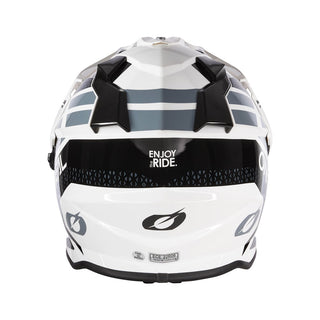 O'Neal 27 Sierra R Full Face Helmet - Gloss White/Black/Grey