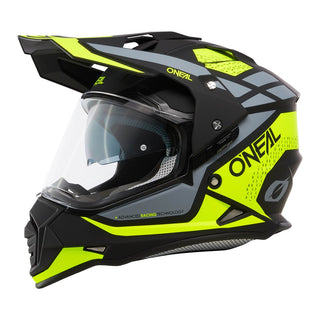 O'Neal 27 Sierra R Full Face Helmet - Matte Neon Yellow/Black/Grey