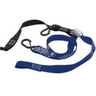 O'Neal Deluxe Tie Downs - 1.5 Inch with Soft Loop & Secure Hook - Black/Blue