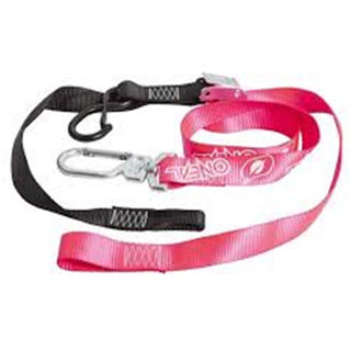 O'Neal Swivel Deluxe Tie Downs - 1.5 Inch Soft Loop & Swivel Secure Hook - Black/Hot Pink