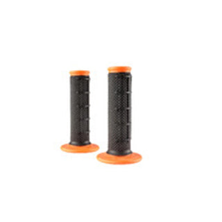 O'Neal MX Pro Half Waffle Dual Compound Grips - Black/Orange