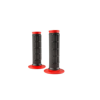 O'Neal MX Pro Half Waffle Dual Compound Grips - Black/Red