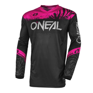O'Neal 2025 Element Shocker Women's Motocross Jersey - Black/Pink