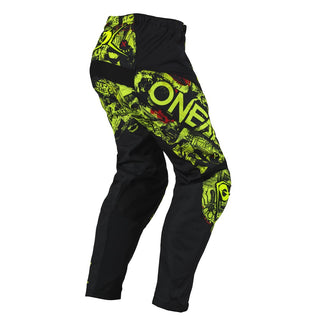 O'Neal Element Attack Youth Motocross Pants - Black/Neon Yellow