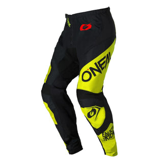 O'Neal Element Racewear V26 Motocross Pants - Black/Neon Yellow