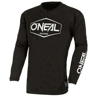 O'Neal Element Hexx Threat Cotton Youth Jersey - Black/White