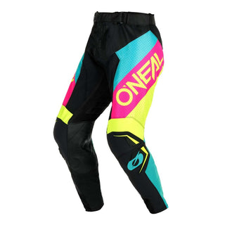 O'Neal 2025 Hardwear Air Slam Motocross Pants - Black/Neon Yellow/Pink