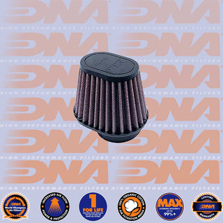 DNA POD Air Filter - Rubber Top Oval Clamp On 49mm Inlet 80mm Length