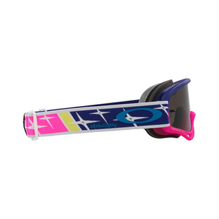 Oakley O Frame Troy Lee Designs Speed Stars Goggles With Dark Grey Lens