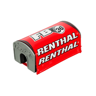 Renthal Fatbar36 Grey Foam Handlebar Pad  - Red / Black / White