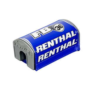 Renthal Fatbar36 Grey Foam Handlebar Pad  - Blue / Silver / White