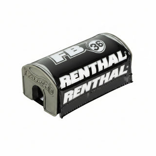 Renthal Fatbar36 Grey Foam Handlebar Pad  - Black / Silver / White