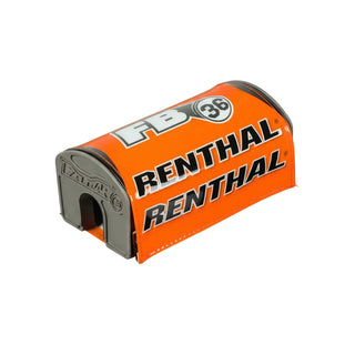Renthal Fatbar36 Grey Foam Handlebar Pad  - Orange / White / Black