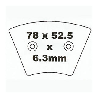 Premier Brake Pads - P Organic Standard