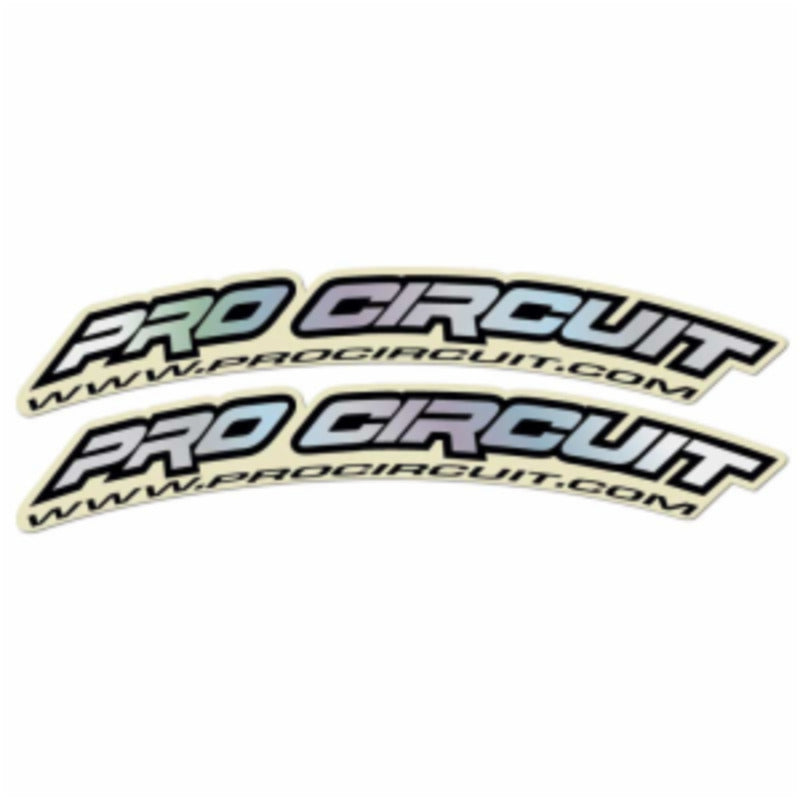Pro Circuit Front Fender Decal Hologram