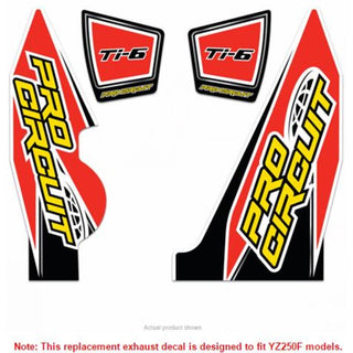 Pro Circuit Yamaha TI-6 Decal YZ250F
