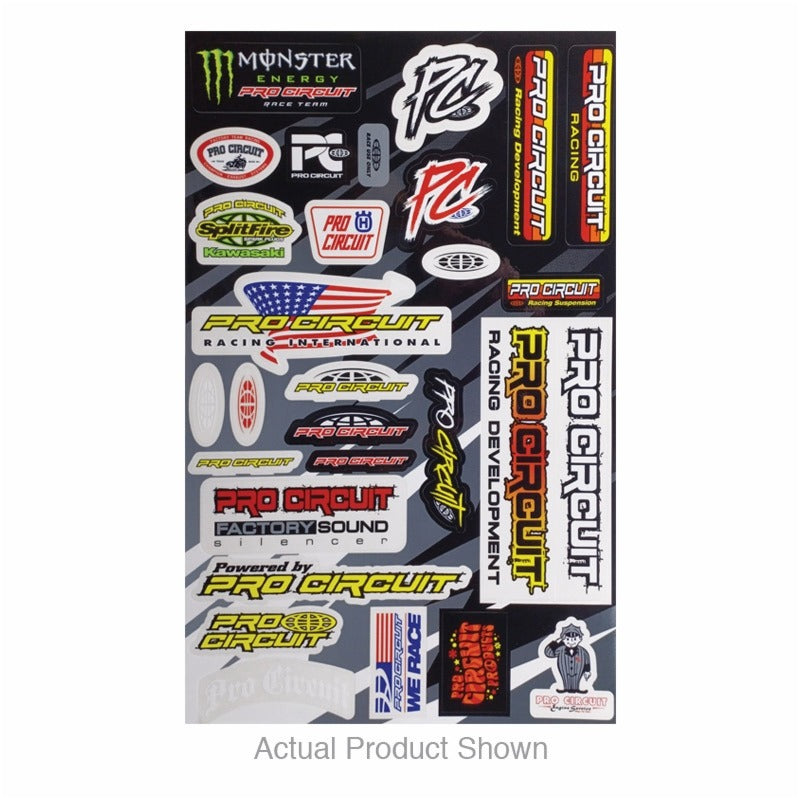 Pro Circuit 2022 Deluxe Decal Sheet