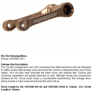 Pro Circuit Honda CRF450R 2011 Link ARM