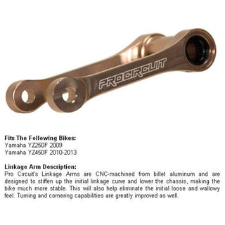 Pro Circuit Yamaha YZ450F 10-22 YZ250F 14-22 Link