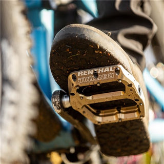 Renthal Revo-F Flat MTB Pedals - Alu Gold