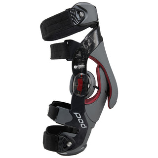 POD K8 3.0 Motocross Protection Racing Right Knee Brace -  Carbon/Graphite