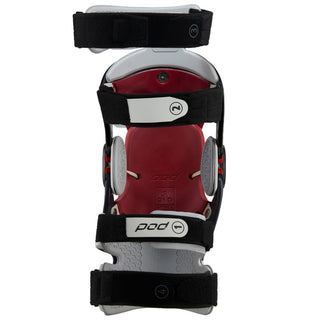 POD K8 3.0 Motocross Protection Racing Left Knee Brace -  Carbon/White