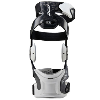 POD K8 3.0 Motocross Protection Racing Left Knee Brace -  Carbon/White